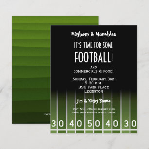 Invitations du camp de football de budget