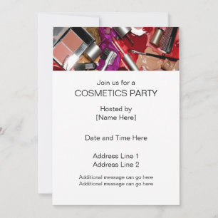 Invitations du Cosmetics Party
