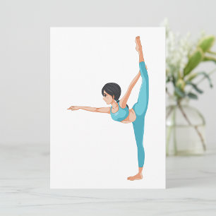 Invitations du danseur étirant