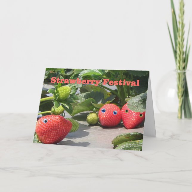 Invitations du Festival Strawberry (Devant)
