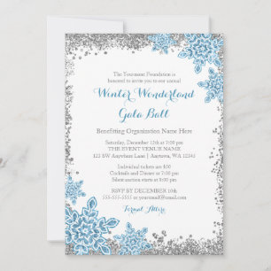 Invitations du gala Wonderland Winter