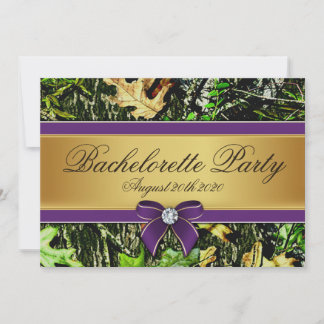 Invitations du groupe Camo Bachelorette