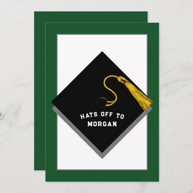 Invitations du groupe de diplômés (Devant / Derrière)