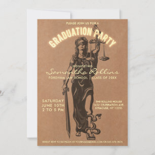 Invitations du groupe de diplômés   Justice de la 