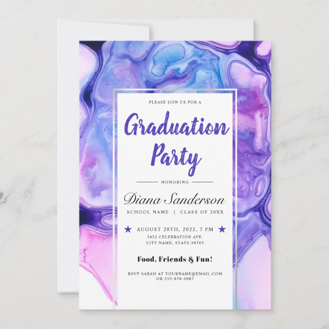 Invitations du groupe de graduation Ethereal Wave  (Devant)