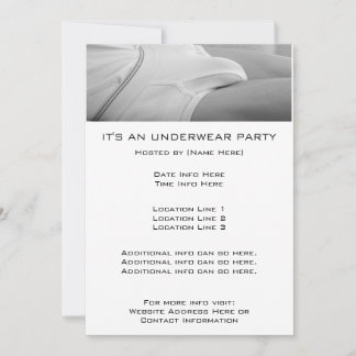 Invitations du groupe de sous-vêtements