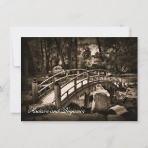 Invitations du Mariage campagnard Rustic Bridge