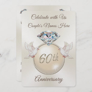 Invitations du Mariage du diamant