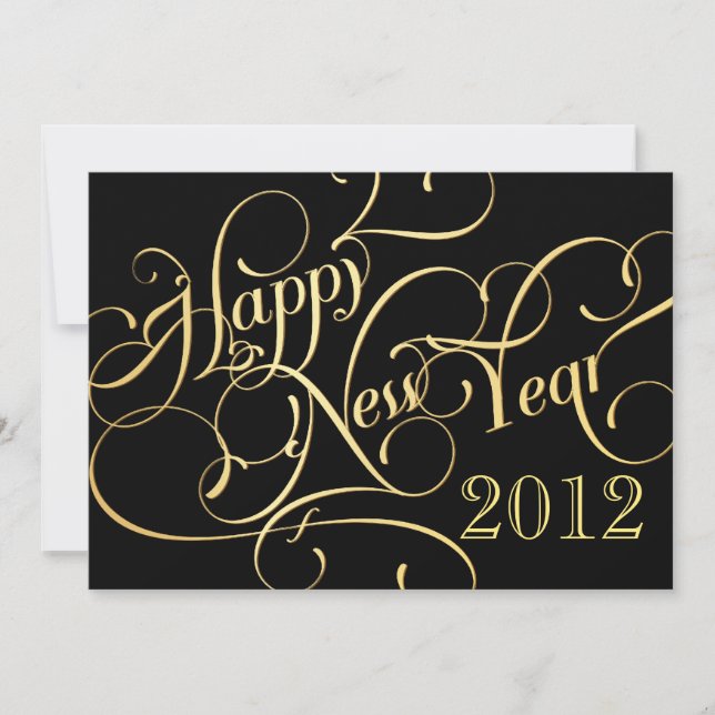 Invitations du Nouvel An (Devant)