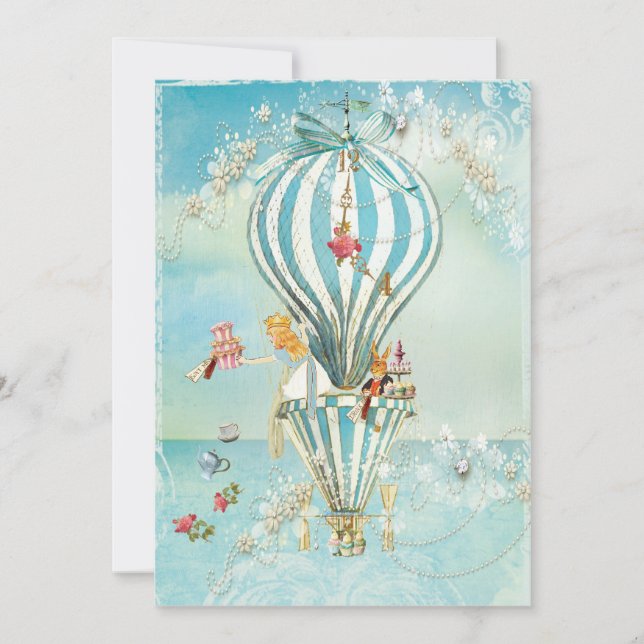 Invitations Du Parti Alice Au Pays Des Merveilles (Devant)
