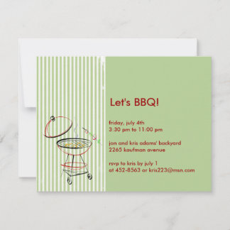 Invitations du parti BBQ