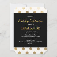 Invitations du parti branché Black Parties scintil