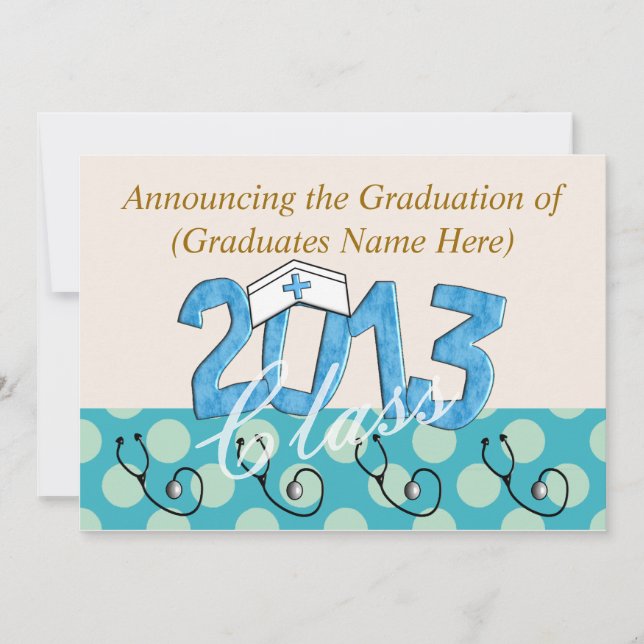 Invitations du parti de diplômés en infirmières 20 (Devant)