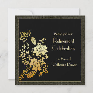 Invitations du Parti de la retraite Florale d'or