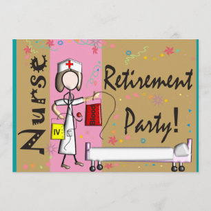 Invitations du parti de retraite des infirmières