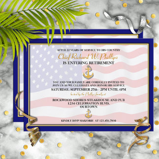 Invitations du parti de retraite militaire