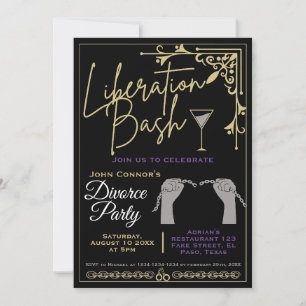 Invitations du parti Divorce : Liberation Bash, Hu