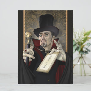 Invitations du parti gothique vampire traditionnel
