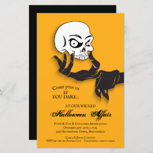 Invitations du parti Halloween