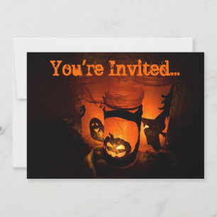 Invitations du parti Halloween
