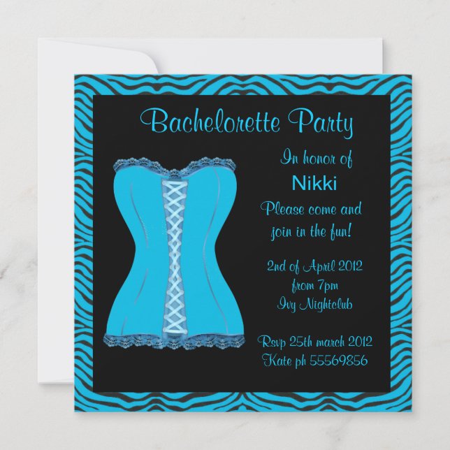 INVITATIONS DU PARTI POSTER DE ANIMAL MODERNE BACH (Devant)
