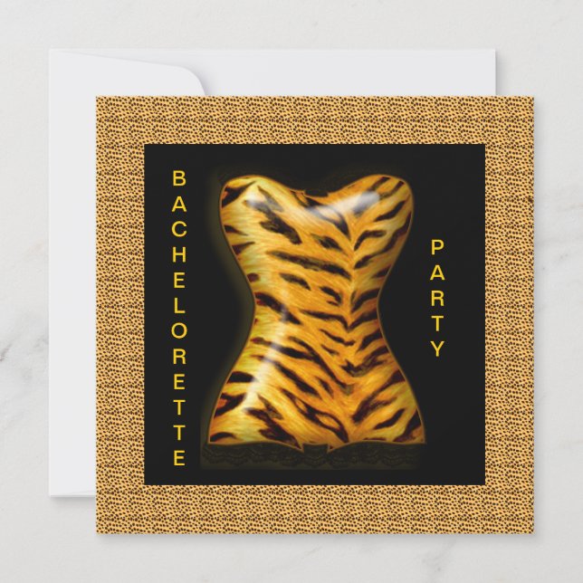 INVITATIONS DU PARTI POSTER DE ANIMAL MODERNE BACH (Devant)