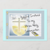Invitations du premier jour de la communion