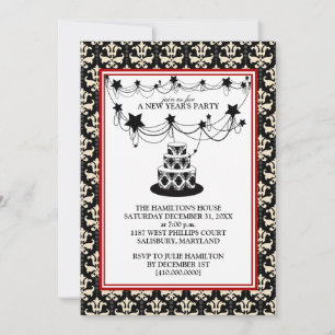 Invitations du réveillon du Nouvel An