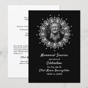 Invitations du service commémoratif de la mort