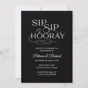 Invitations Du Sip Sip Hooray Engagement Party