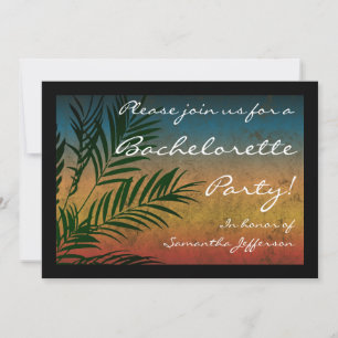 Invitations du Sunset Palm Tree Party