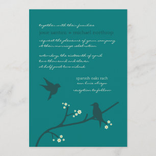 Invitations du vol d'amour {Peacock}