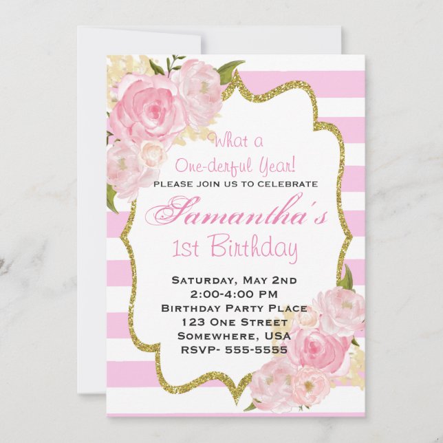 Invitations d'une année (Devant)