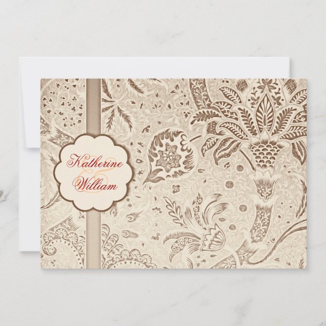 invitations élégantes à une partie de fifififififi (Devant)