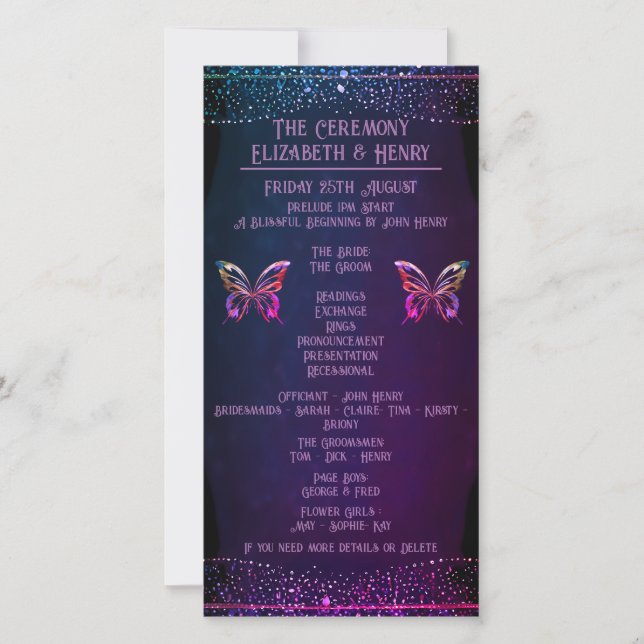 Invitations élégantes Mauve et Gold Wedding (Devant)