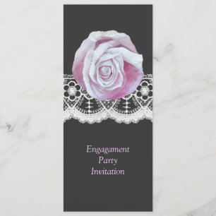 Invitations élégants chics de fiançailles de