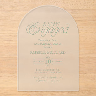 INVITATIONS EN ACRYLIQUE 