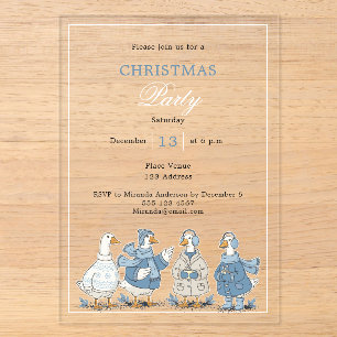 INVITATIONS EN ACRYLIQUE