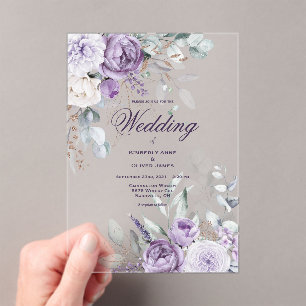 INVITATIONS EN ACRYLIQUE