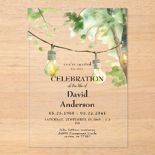 INVITATIONS EN ACRYLIQUE 