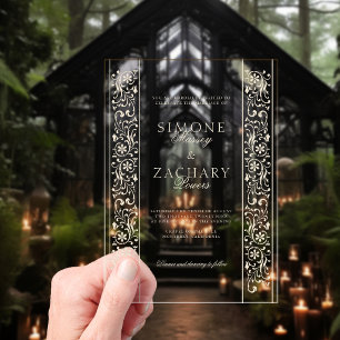 INVITATIONS EN ACRYLIQUE 