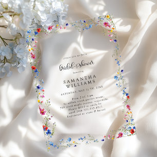 INVITATIONS EN ACRYLIQUE 