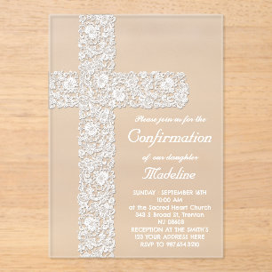 INVITATIONS EN ACRYLIQUE