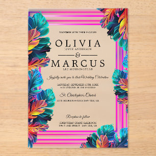 INVITATIONS EN ACRYLIQUE