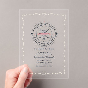 INVITATIONS EN ACRYLIQUE 