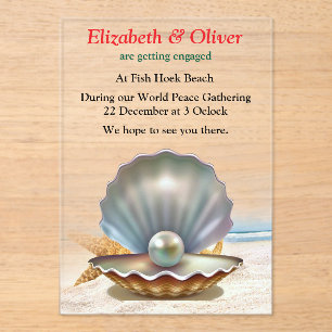 Invitations En Acrylique Apprendre la réunion de Noël de la paix