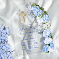Arc de l'Hydrangea Bleue Première Communion