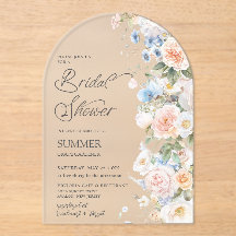 Arc de mariage floral pastel rose blanc bleu
