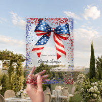 Arc patriotique USA rouge blanc bleu anniversaire