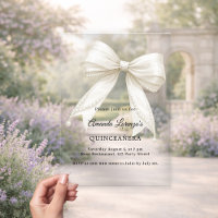 Arc pour Quinceanera ivoire perles élégant luxe